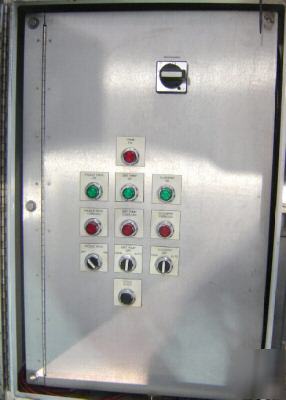Used medium stainless steel systems control box (5071)