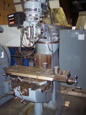Bridgeport verticle milling machine w/ digital readout