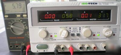 Iso-tech power supply ips-2303DD dual tracking output