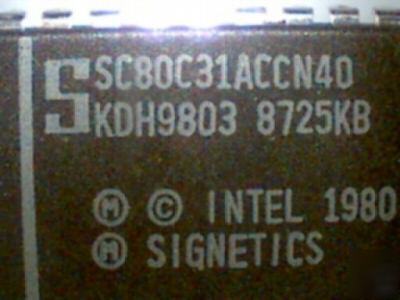 2 SC80C31ACC 8-bit microcontroller, intel 80C31,dip ics