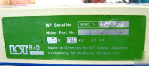 Multicore universal solderability tester must mark ii
