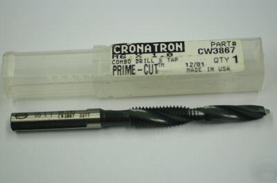 New drill & tap combo cronatron M6 X1 - cnc mill