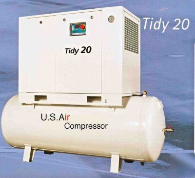 New us air rotary screw compressor 20 hp 88CFM ir 20HP
