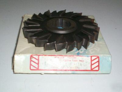 New nos niagara staggered tooth side mill 5 x 5/8X1.1/4 