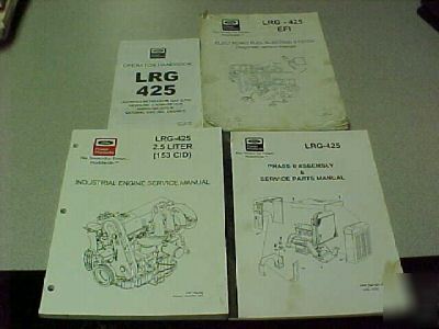 4 ford manuals lrg 425-operator,efi,parts,service