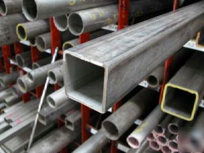 Stainless steel sq tube mill finish 1X1X.120X24