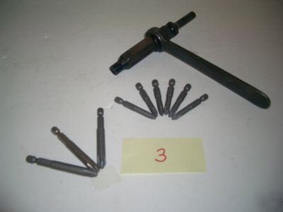 Aircraft aviation screw knocker (rivet gun lester tool)