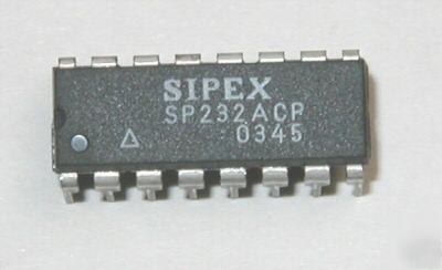 SP232ACP-l â€“ sipex â€“ transceiver ic (15 pcs)
