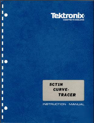 Tek 5CT1N service/ops manual in 2RES +txtsearch +A3 +A4