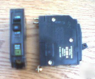 New ?? square d QOB120VH 1 p 20 a qob circuit breaker