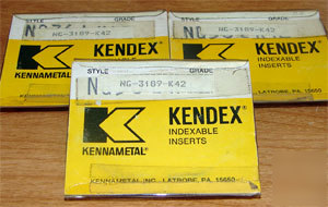 15PC kennametal top notch turning & grooving insert