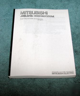 Mitsubishi meldas 330HM 335M cnc manual