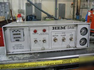 Hem H100A horizontal automatic saw