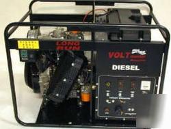 13 kw generator, diesel, single phase, open