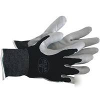 Boss mfg co 8441L glove nitrile palm and fingers 8441L