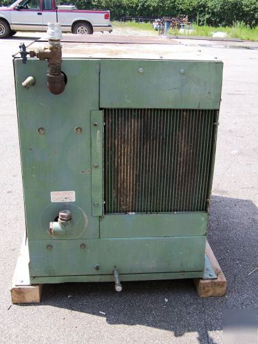 40-hp used sullair rotary screw air compressor skid enc
