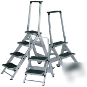 Little giant ladder jumbo stepladders 4 step bar & tray
