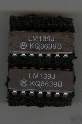 Integrated circuit LM139J motorola electronics ic