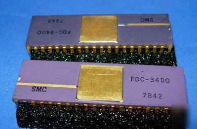 Smc fdc-3400 vintage gold purple ceramic 40-pin 1978 