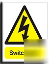Switchgear sign-semi rigid-200X250MM(wa-020-re)