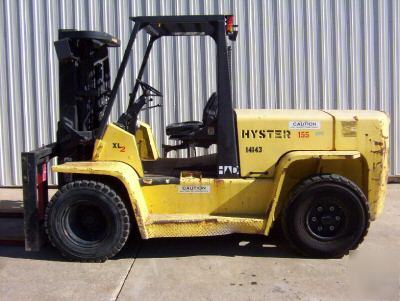 1998 hyster pneumatic 15500LB used forklift