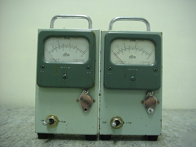 2 x nec 13849A 70MHZ rf power level meter