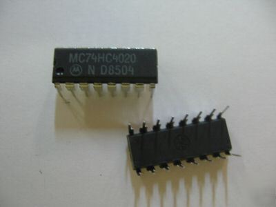 20PCS p/n MC74HC4020N ; st 5V logic dip-16 14-stage bin