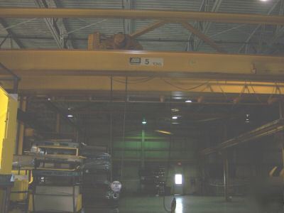 Complete freestanding crane system w/5 t wire rope hois