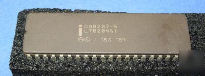 New D80287-6 vintage coprocessor collectible 80287-6