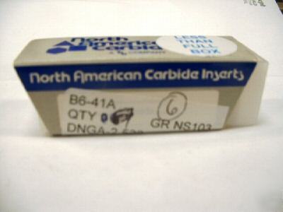 North american carbide INSERTSB6-41A