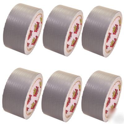 6 rolls silver duct tape 2