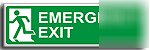 Emer. exit-rm left sign-adh.vinyl-450X150MM(sa-063-aq)