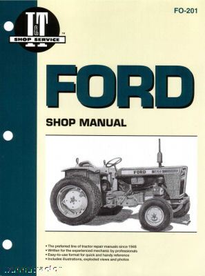 Ford fordson dexta major and tw tractor workshop manual