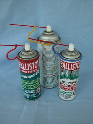 Hold-it straw holders for aerosol cans set / 3