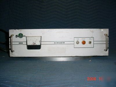 Sorensen ac regulator power supply model R1010
