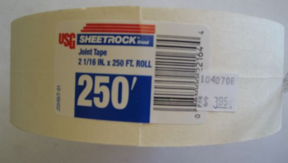 Usg sheetrock joint tape 2-1/16