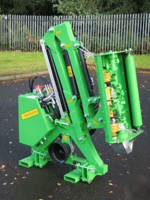 Hedge cutter flail mower for compact tractor