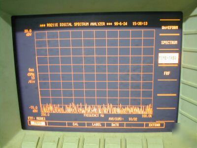 Advantest R9211E spectrum analyzer 10MHZ â€“ 110 khz