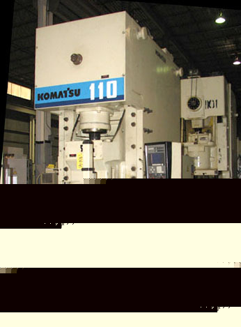 Komatsu OBS110-vs-3 gap frame press