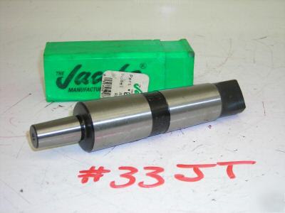 New jacobs drill chuck arbor #4 morse taper -#33 jt 