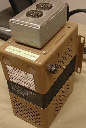 Sola cvs constant voltage transformer, 250VA, 120/240V