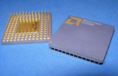 AM29C334GC amd processor gold vintage pga chip rare