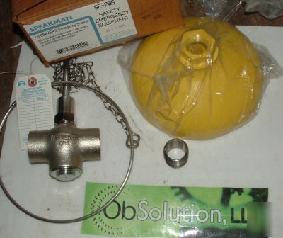 New speakman se-206 lifesaver emergency shower in box