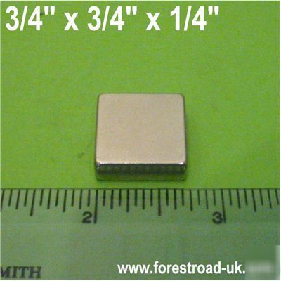 X10 neodymium block 3/4