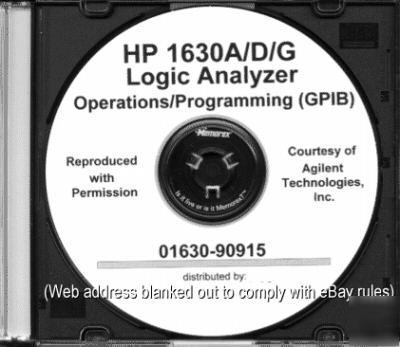 Hp 1630A 1630D 1630G prog / operations manual w/txtsrch