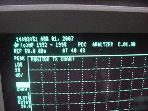 Hp-8594E spectrum analyzer opts-4/102/151/160/10/41