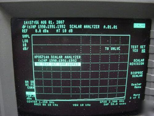 Hp-8594E spectrum analyzer opts-4/102/151/160/10/41