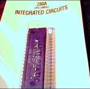 Ic,microprocessor,8-bit,mos,dip,40PIN,plastic Z80A-ctc