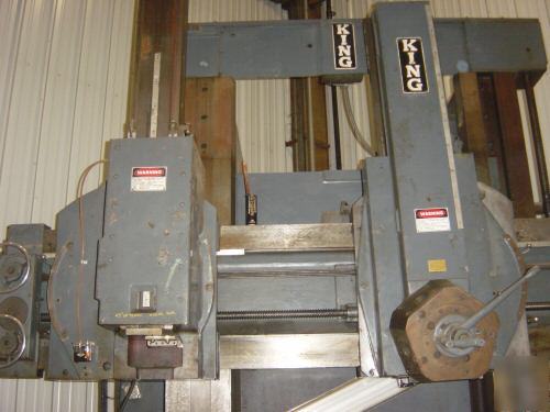 King manual vertical turret lathe 56