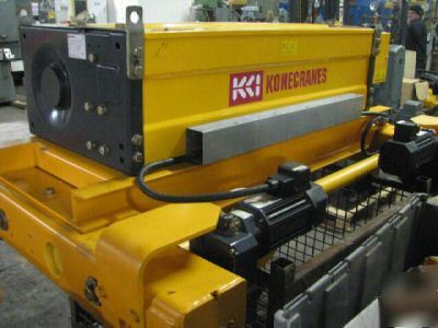 Kone konecranes 17.5 ton 35000LB 6' track crane hoist